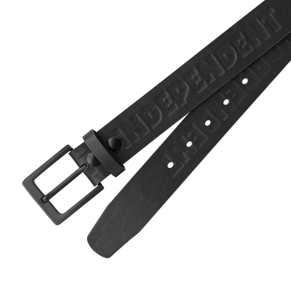 Independent Bar Logo Belt Black