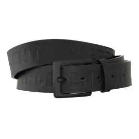 Independent Bar Logo Belt Black