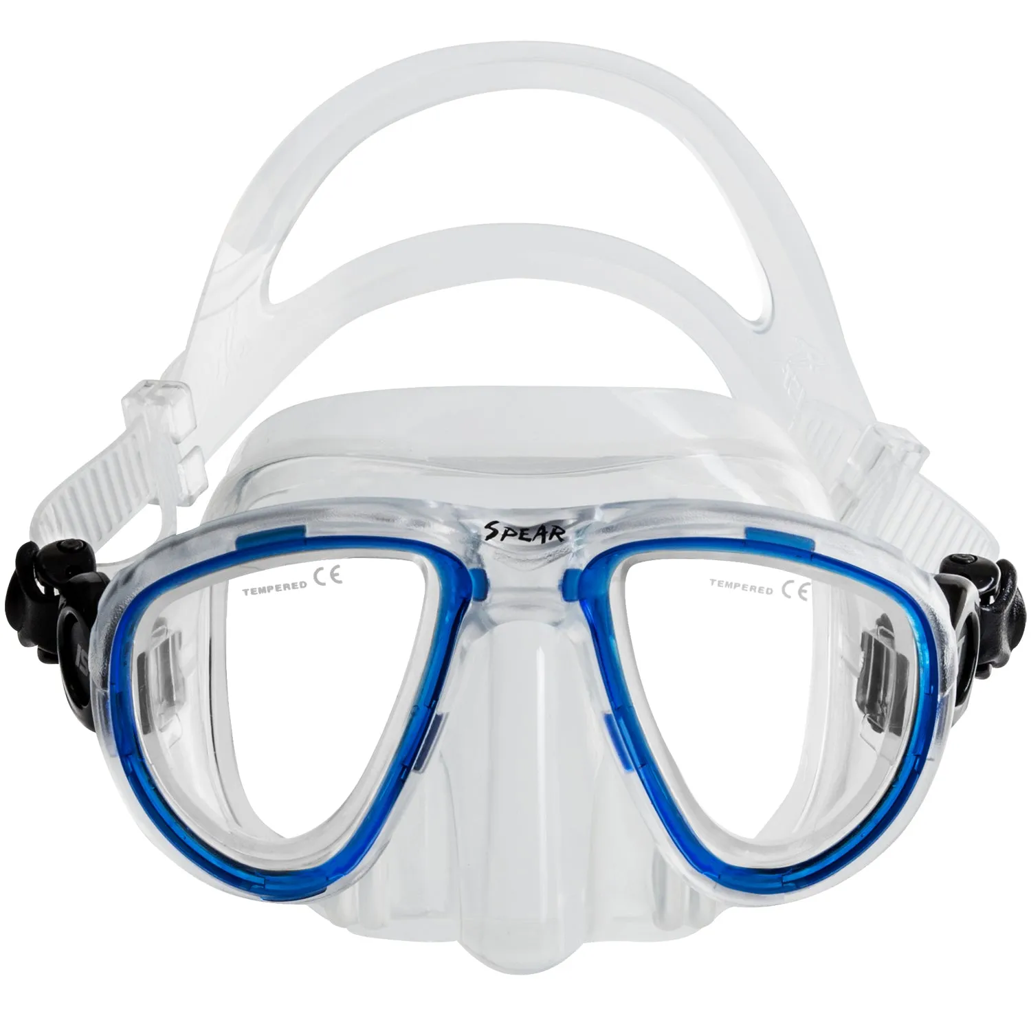 IST SPEAR Twin Lens Ultra Low Volume Spearfishing Mask