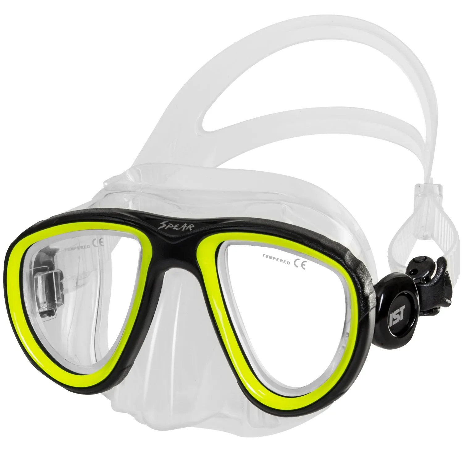 IST SPEAR Twin Lens Ultra Low Volume Spearfishing Mask