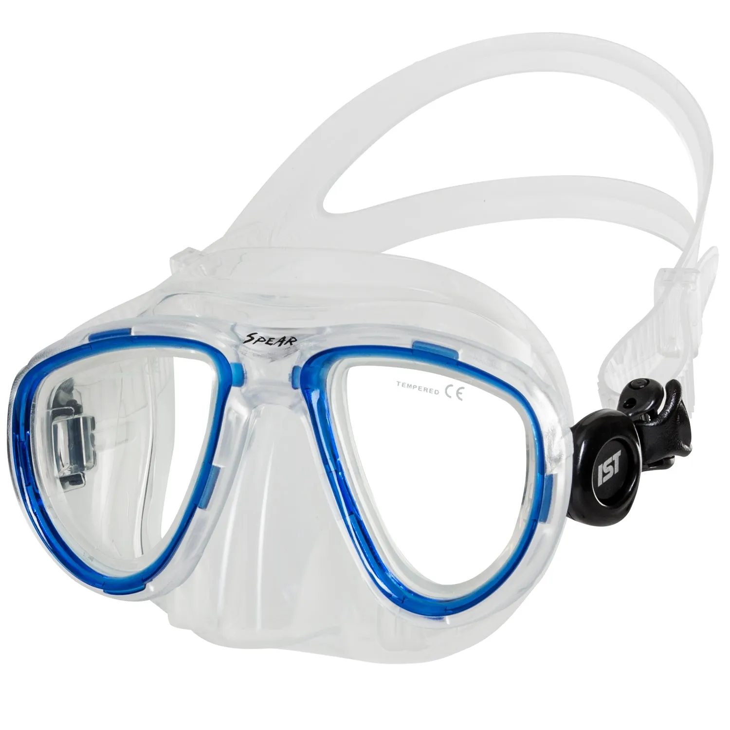 IST SPEAR Twin Lens Ultra Low Volume Spearfishing Mask