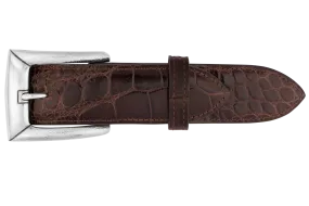 Jeff Deegan 1.5" Classic Silver Belt Buckle