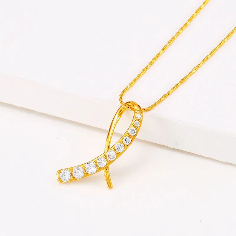 Jewelry simple geometric personality clavicle chain cold style necklace plated 24k gold American fashion necklace
