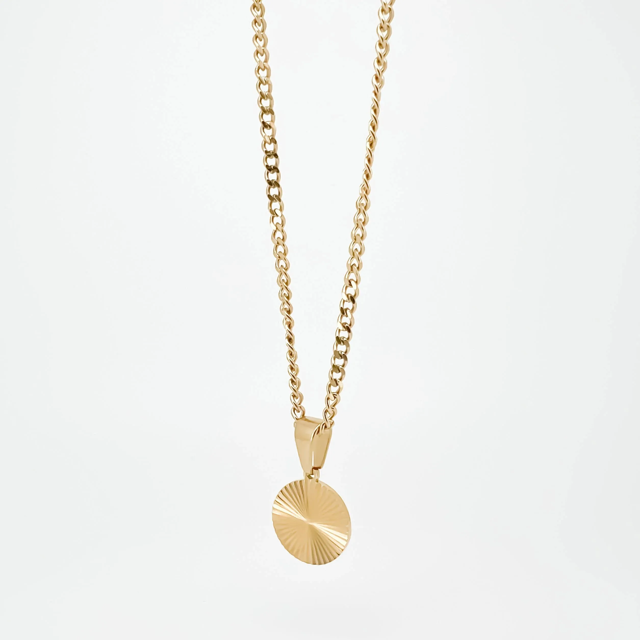 Jiraiya Disc Pendant with Chain Necklace