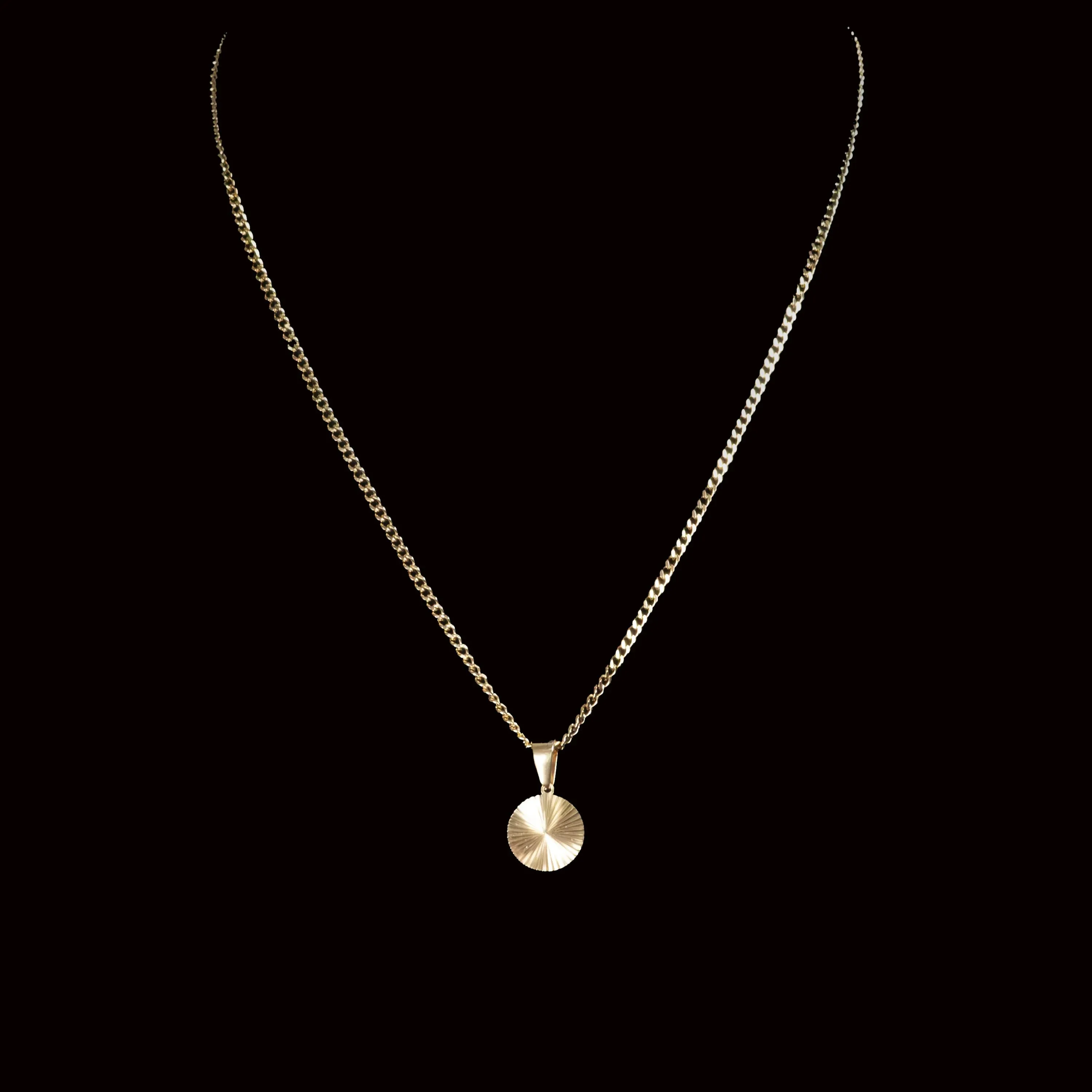 Jiraiya Disc Pendant with Chain Necklace