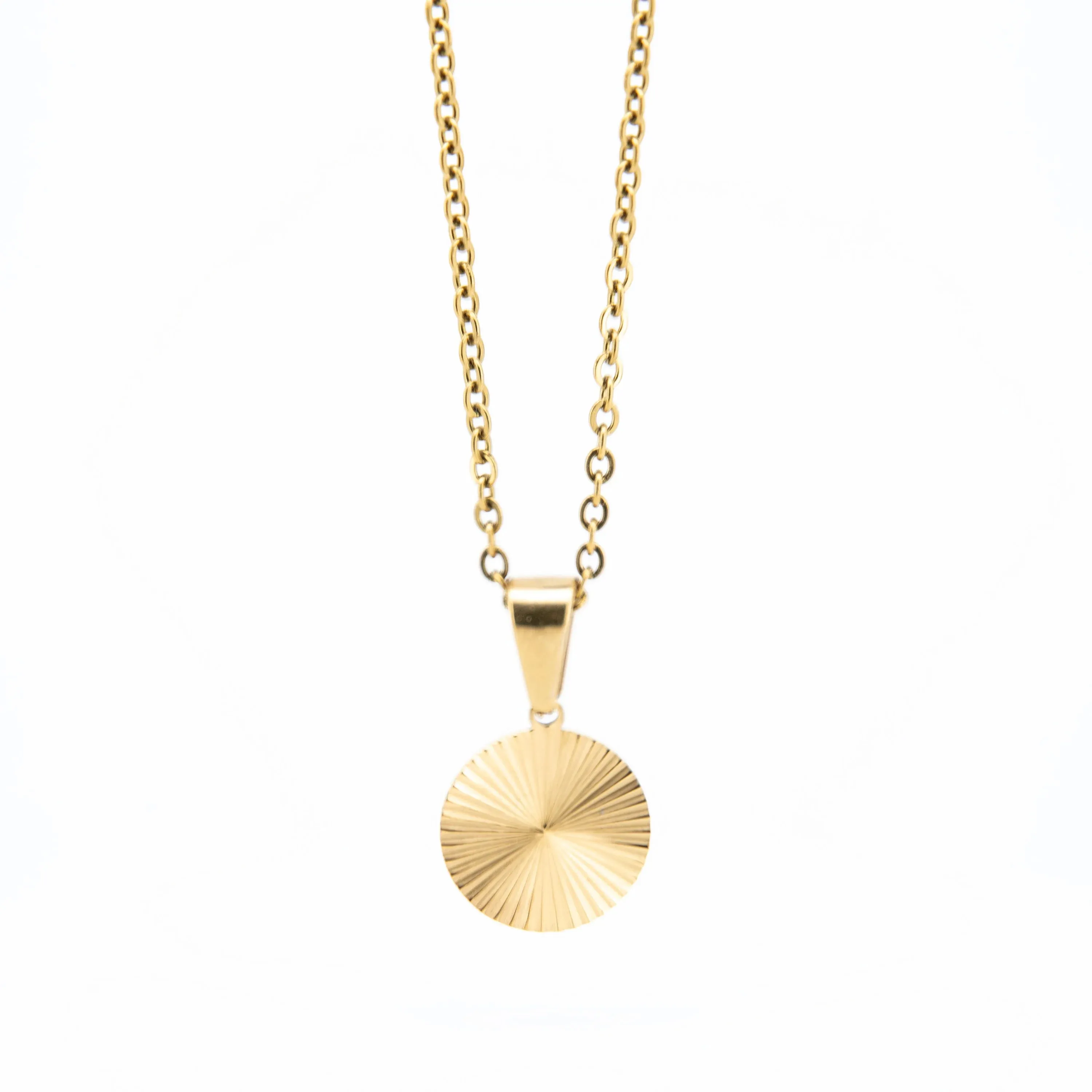 Jiraiya Disc Pendant with Chain Necklace
