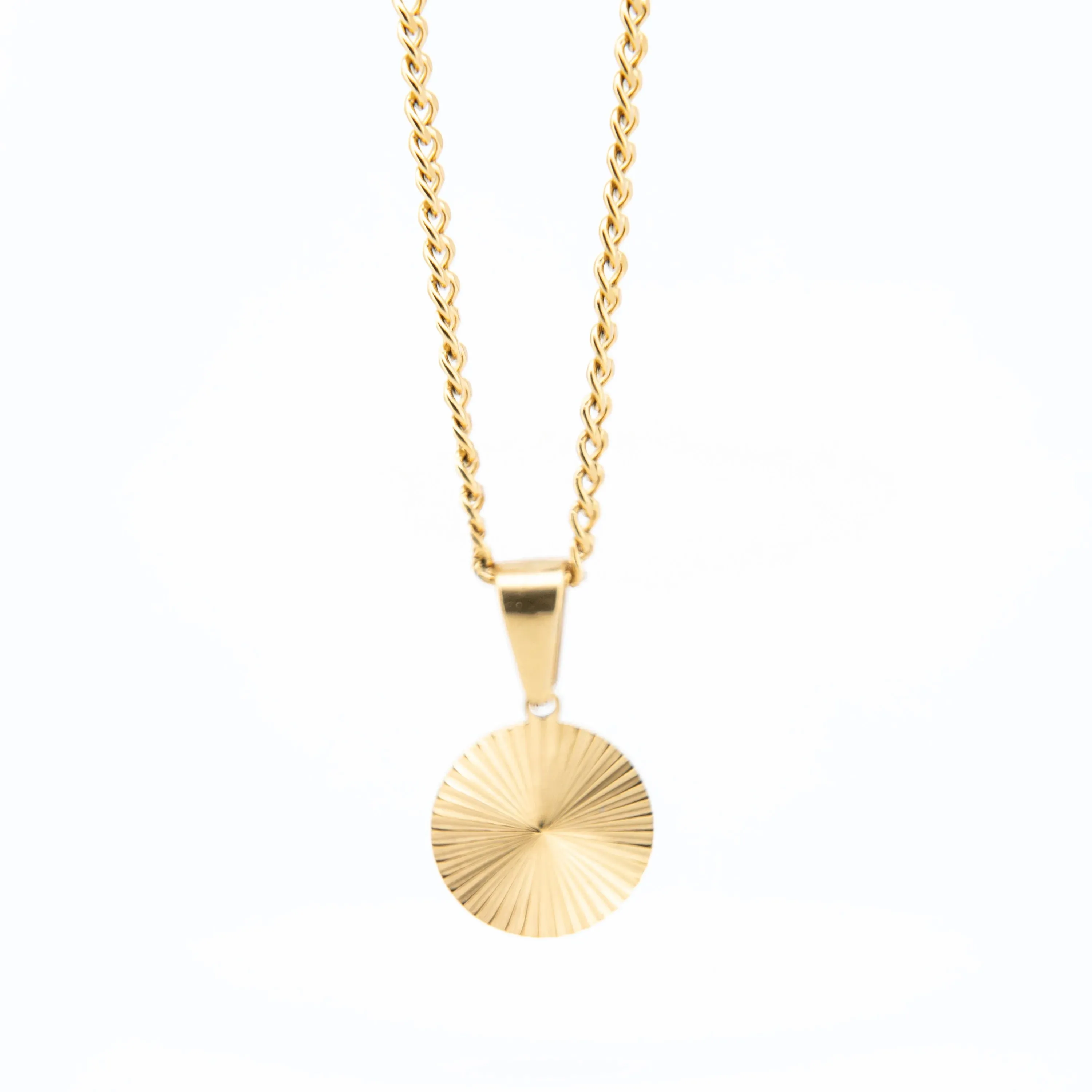 Jiraiya Disc Pendant with Chain Necklace