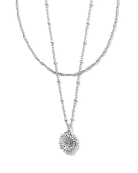 Kendra Scott  Brielle Multi Strand Necklace Silver