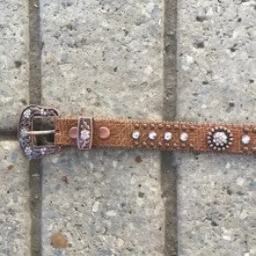 Kids Copper Concho Belt