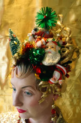 Kitsch Collection Vintage Traditional Christmas Baubles Headpiece