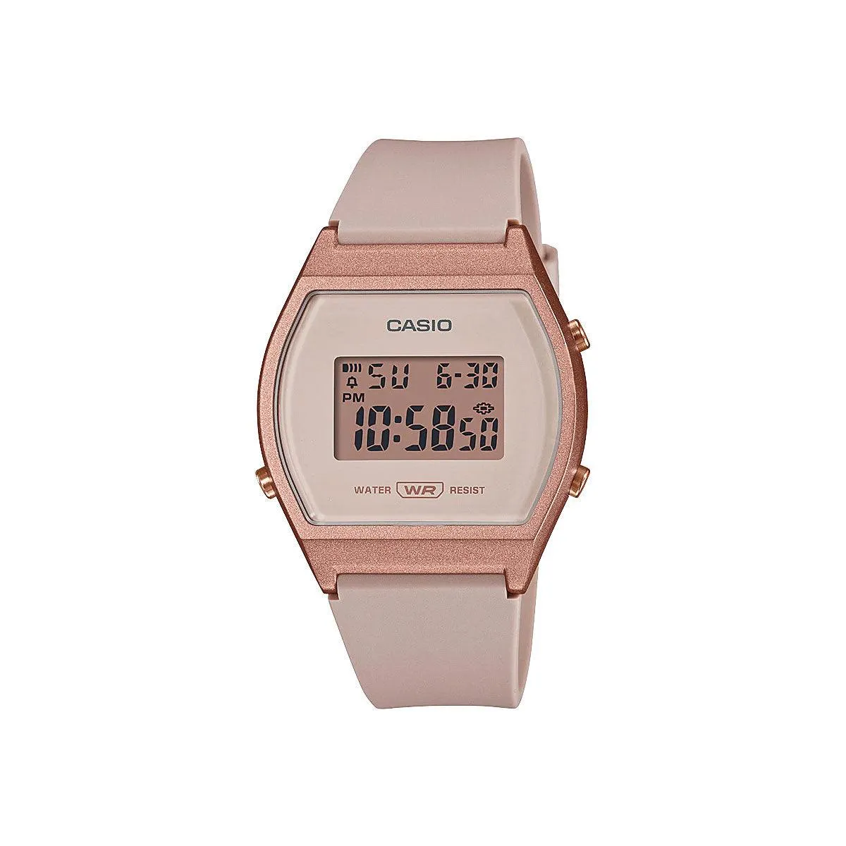 Ladies Rose Gold / Pink Vintage Digital Watch - LW204-4A