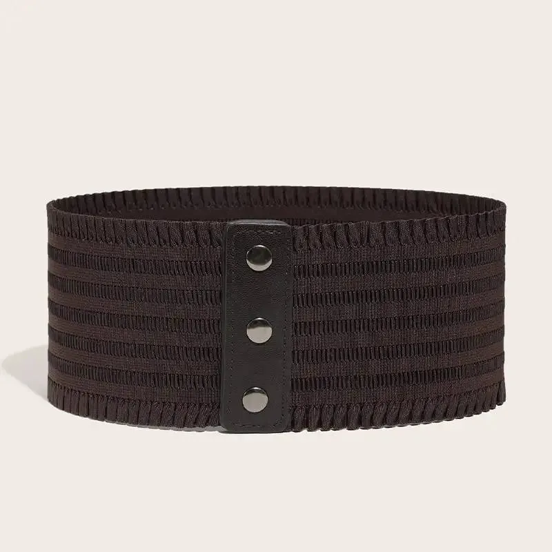 Ladies' Wide Stretch Snap-Button Corset Belt