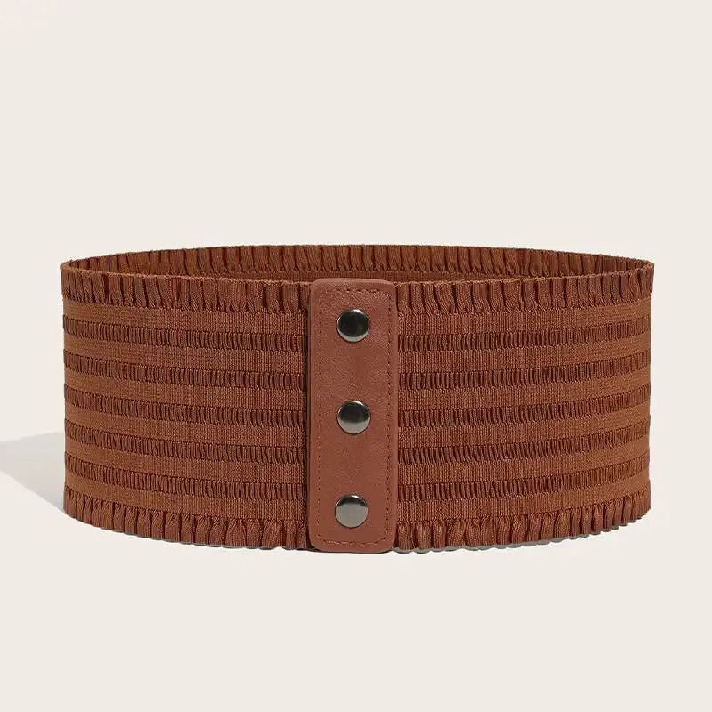 Ladies' Wide Stretch Snap-Button Corset Belt
