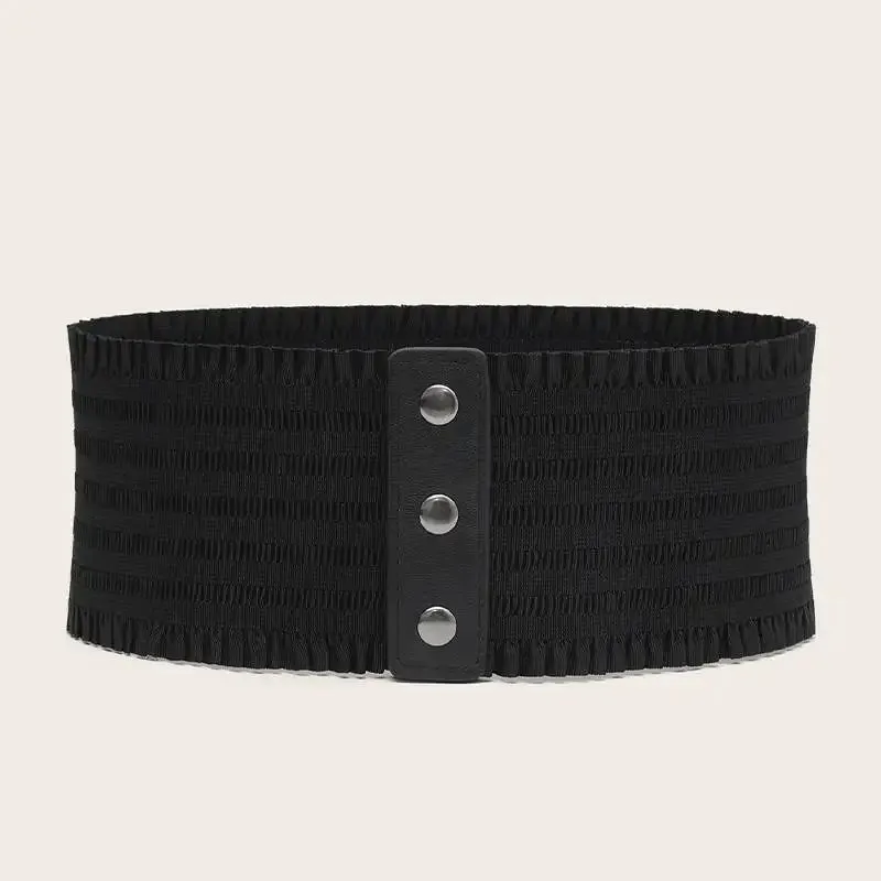 Ladies' Wide Stretch Snap-Button Corset Belt