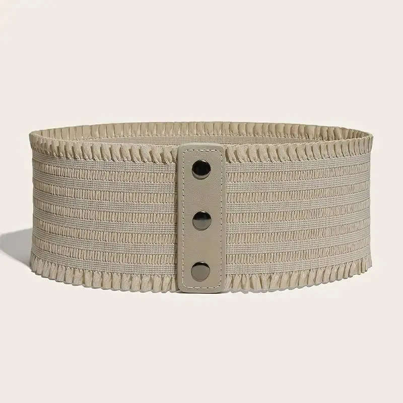 Ladies' Wide Stretch Snap-Button Corset Belt