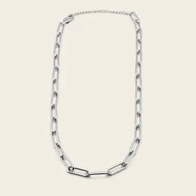 Large Paperclip Chain Necklace