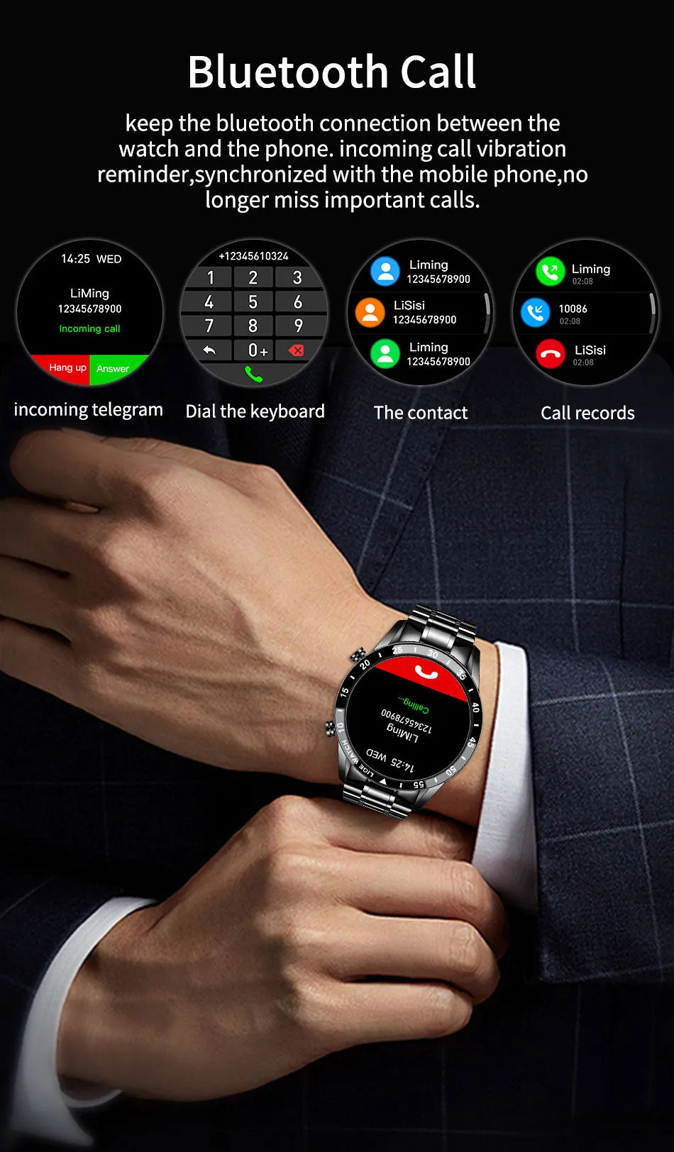 LIGE 2023 Smart Watch