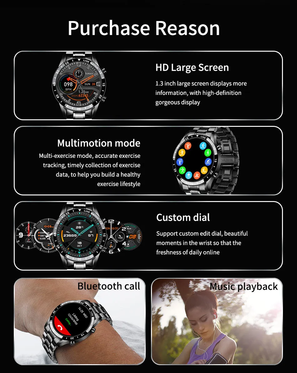 LIGE 2023 Smart Watch