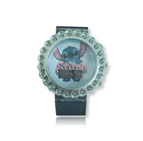 Lilo and Stitch Digital Watch for Girls Disney Stitch Kids Flashing LCD Watch Blue
