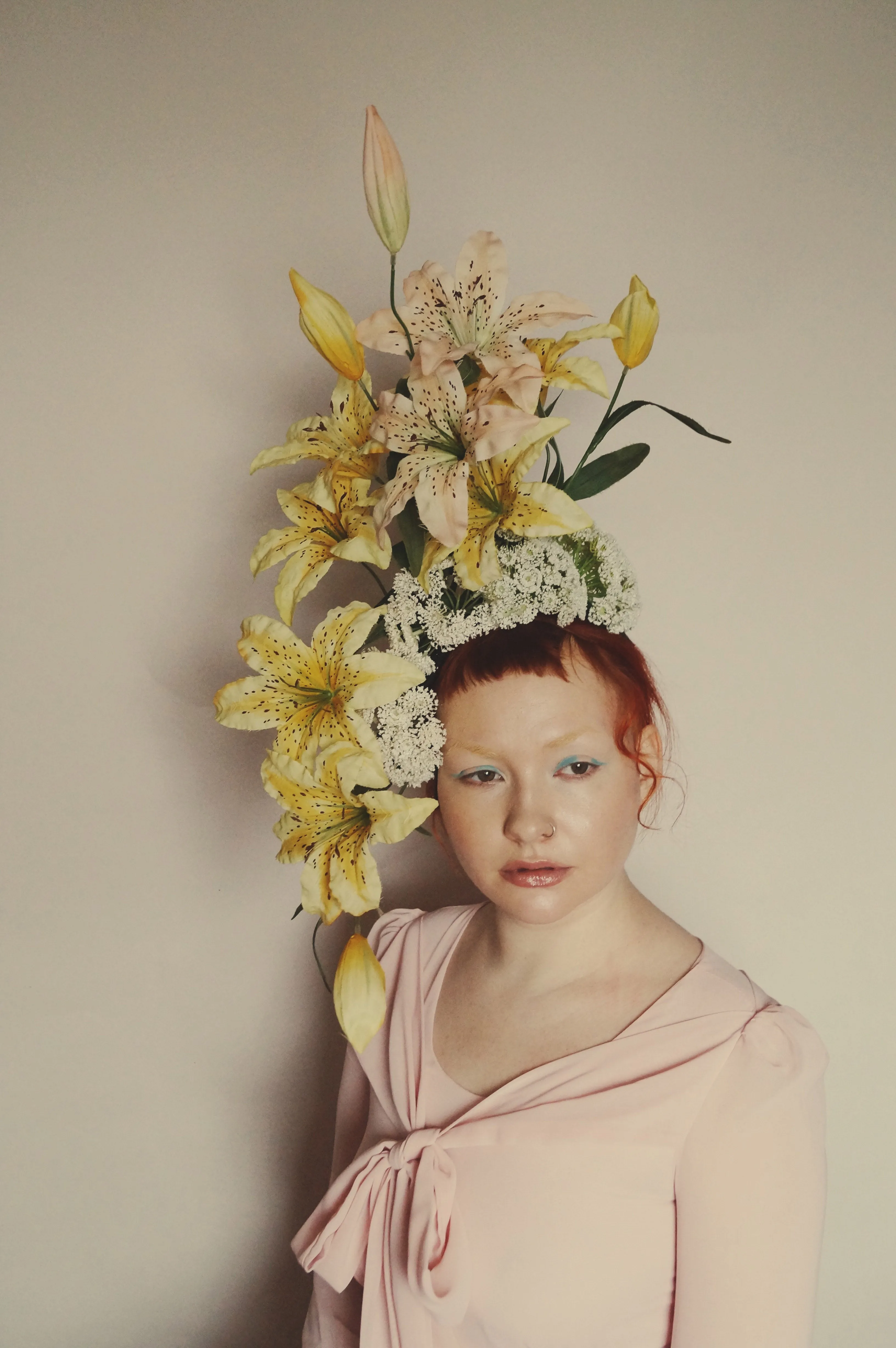 Lily Flower headdress / Carmen Miranda