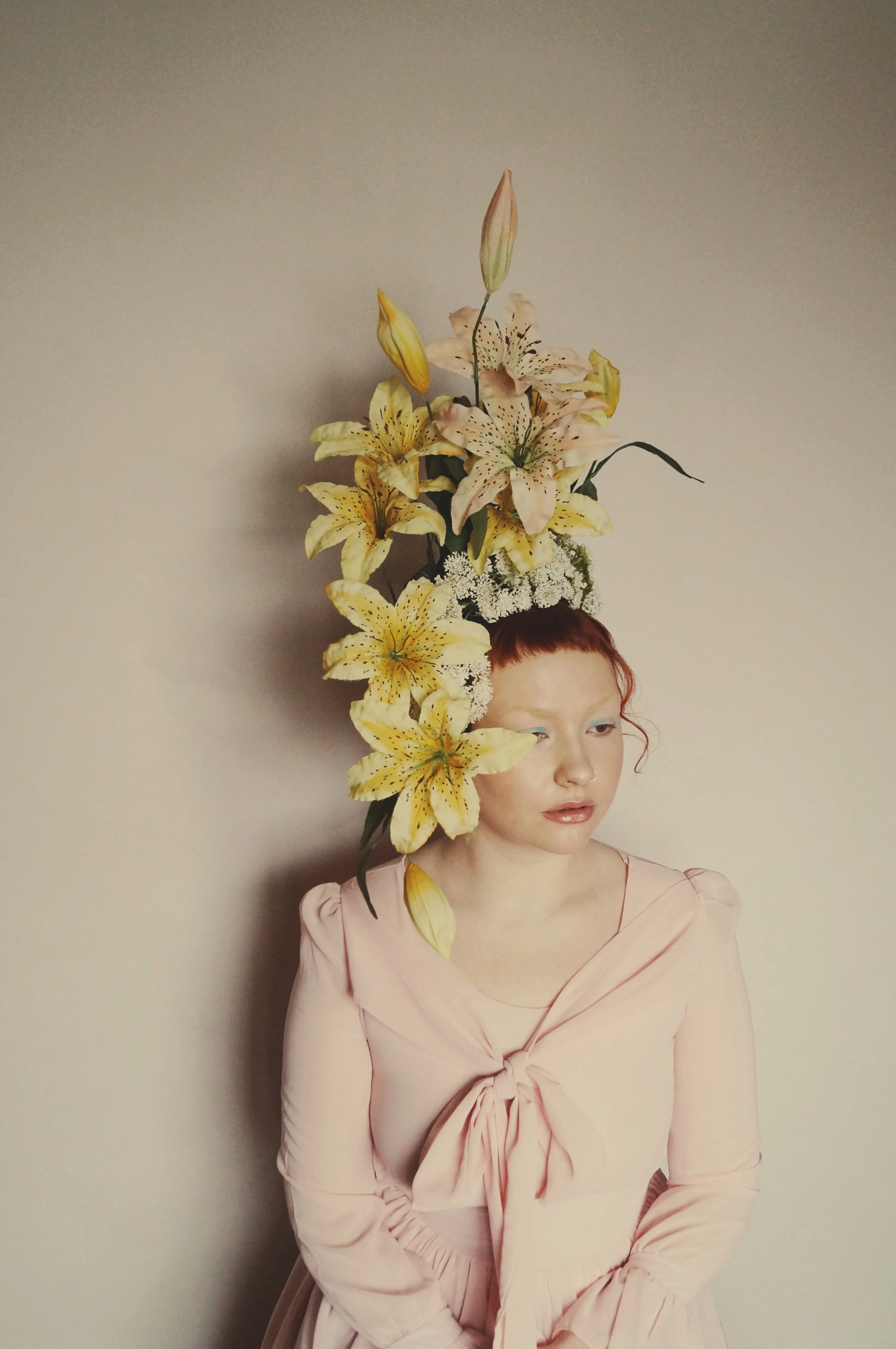 Lily Flower headdress / Carmen Miranda