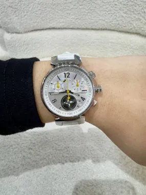 LOUIS VUITTON LV Tambour Q132C Wonmen's Watch in Stainless Steel
