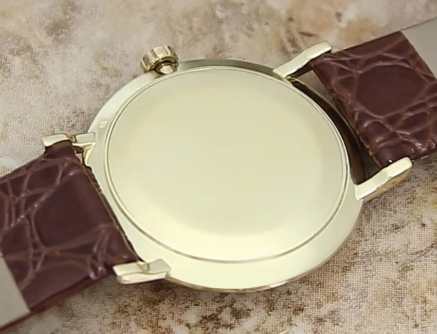 Lucien Piccard 18k Gold Men's Vintage Watch