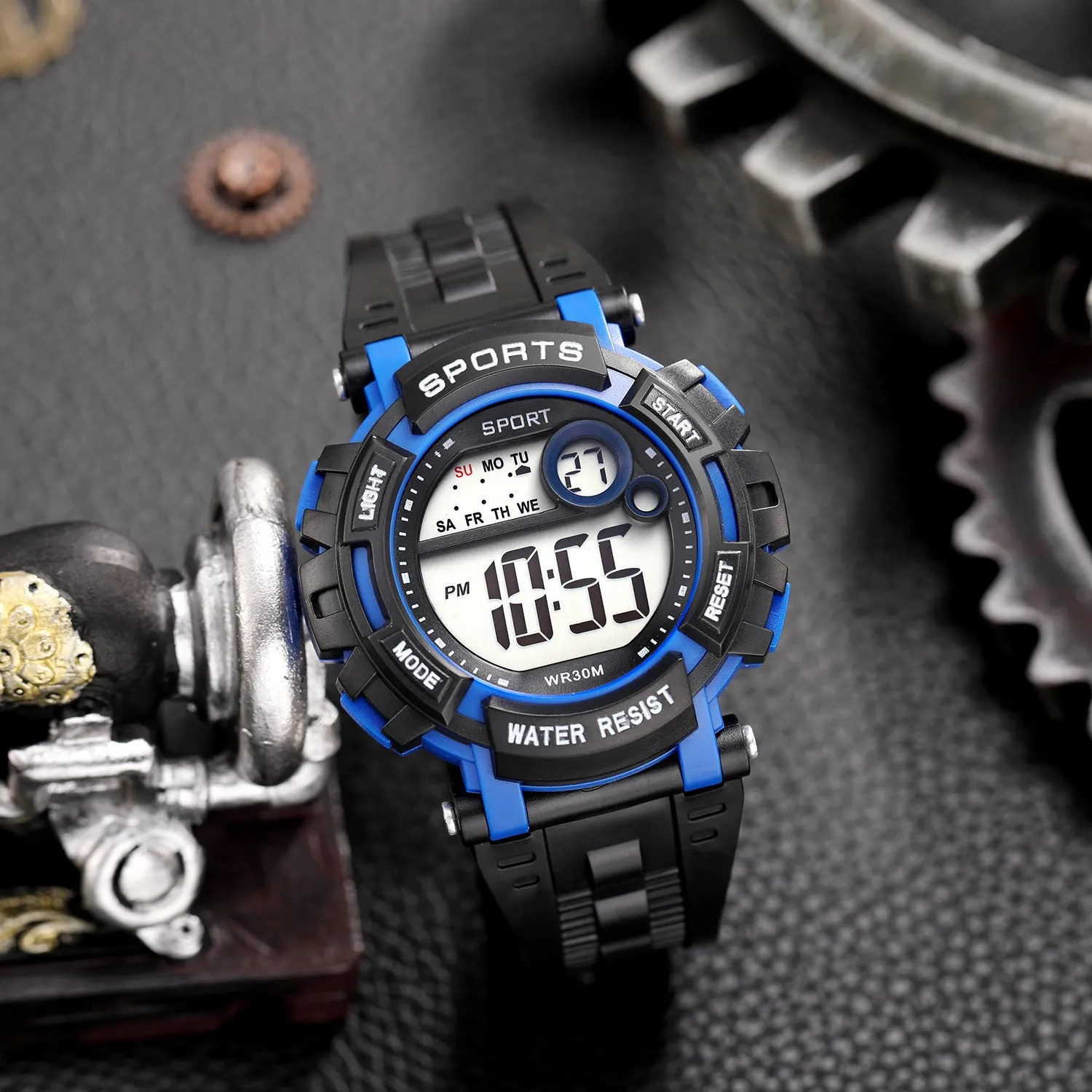 Luminous Multi-functional Sports Watch Bracelet Box for Men