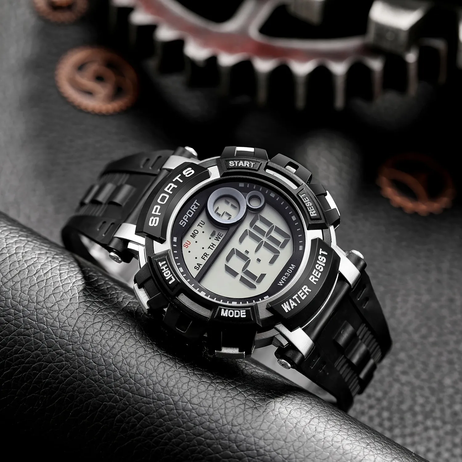 Luminous Multi-functional Sports Watch Bracelet Box for Men