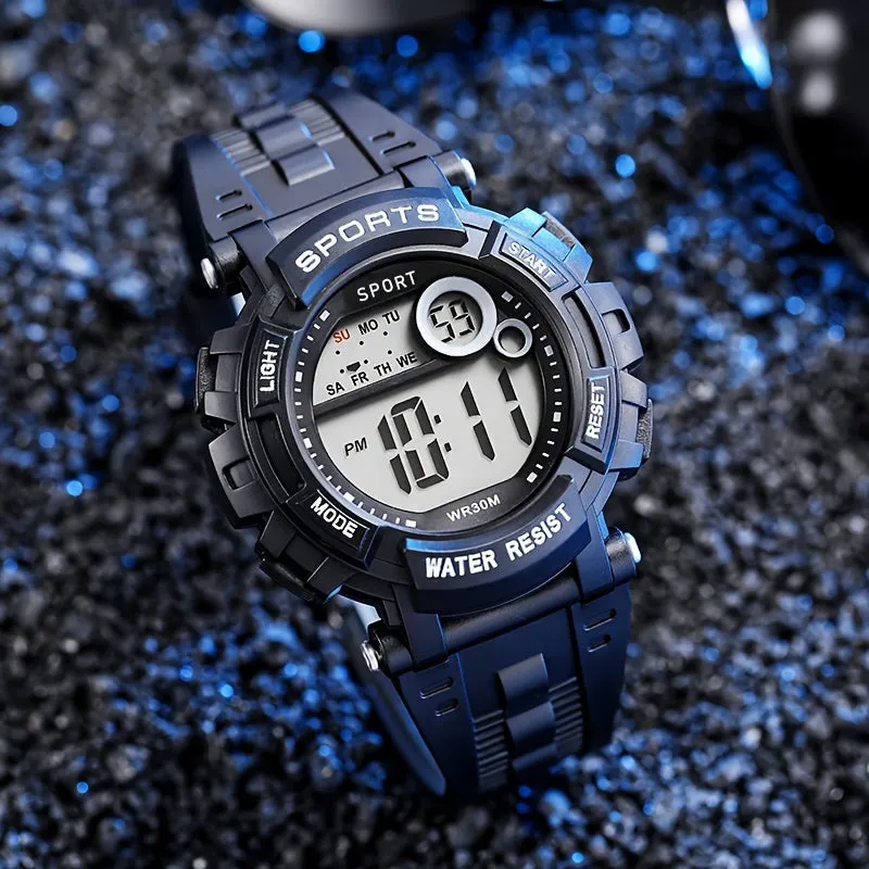 Luminous Multi-functional Sports Watch Bracelet Box for Men