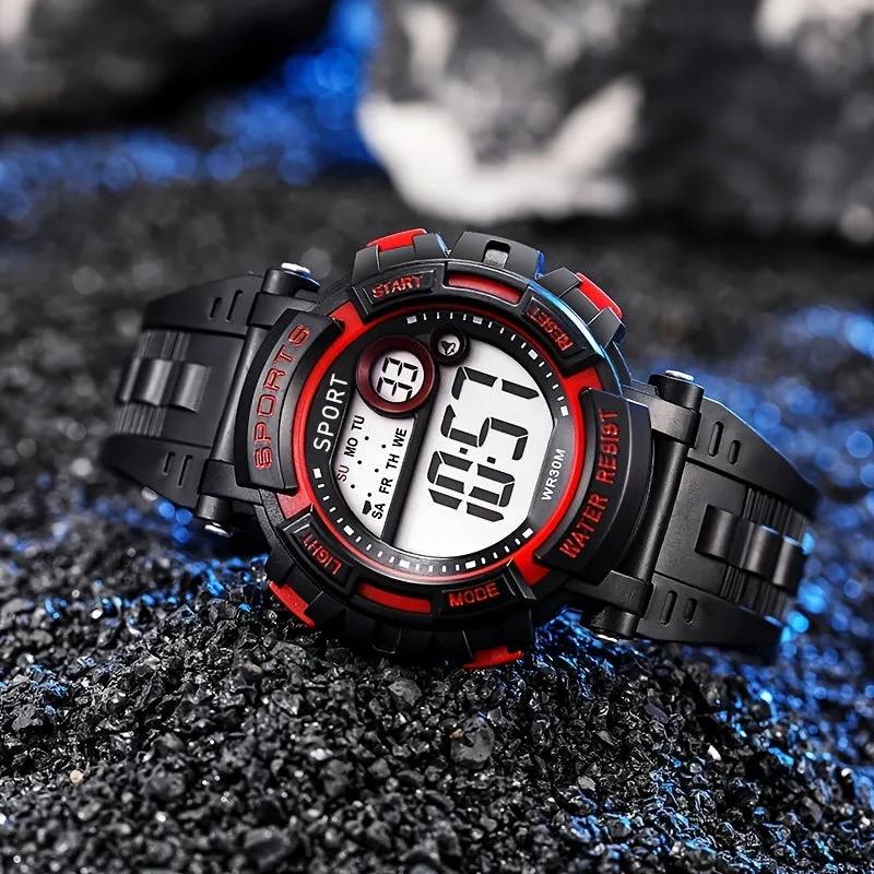Luminous Multi-functional Sports Watch Bracelet Box for Men