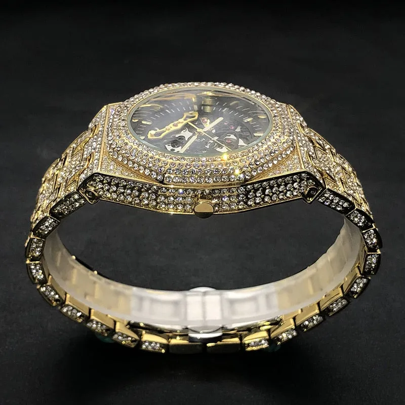 Luxury Hip Hop Tourbillon Watch