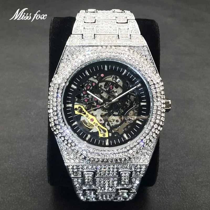 Luxury Hip Hop Tourbillon Watch