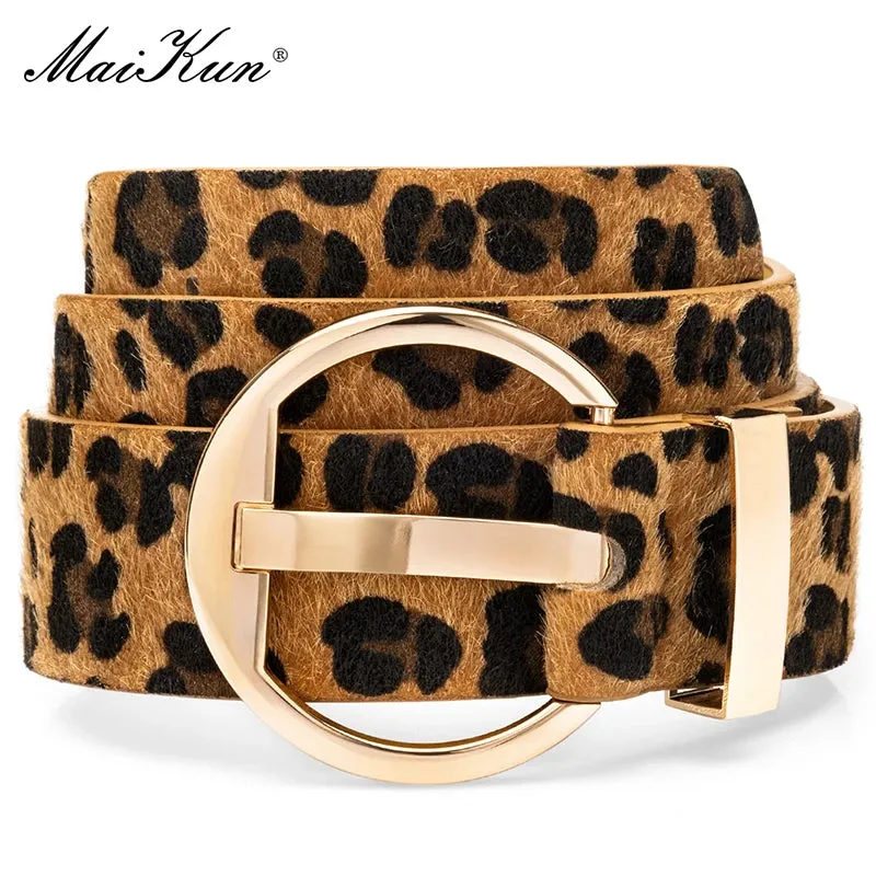 Maikun Faux Leather Pin Buckle Belt for Women