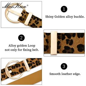 Maikun Faux Leather Pin Buckle Belt for Women