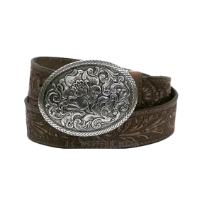 M&f Womens Nocona Tooled Leather Belt