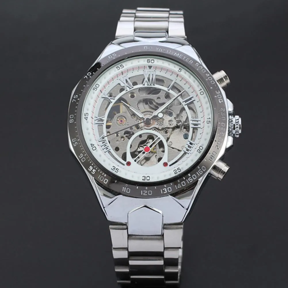 Men's Luxury Stainless Steel Mechanical Wrist Watch
