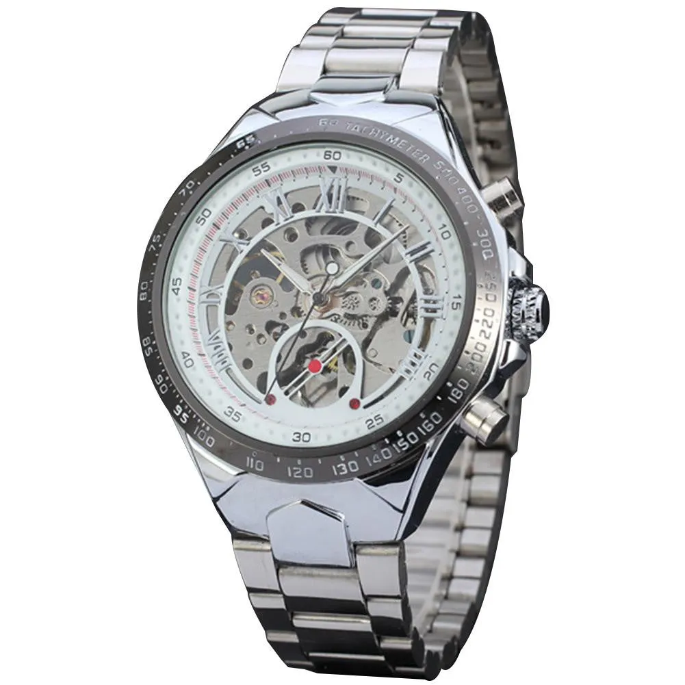 Men's Luxury Stainless Steel Mechanical Wrist Watch