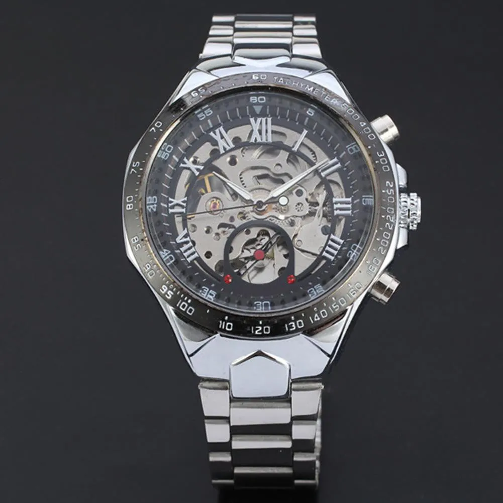 Men's Luxury Stainless Steel Mechanical Wrist Watch