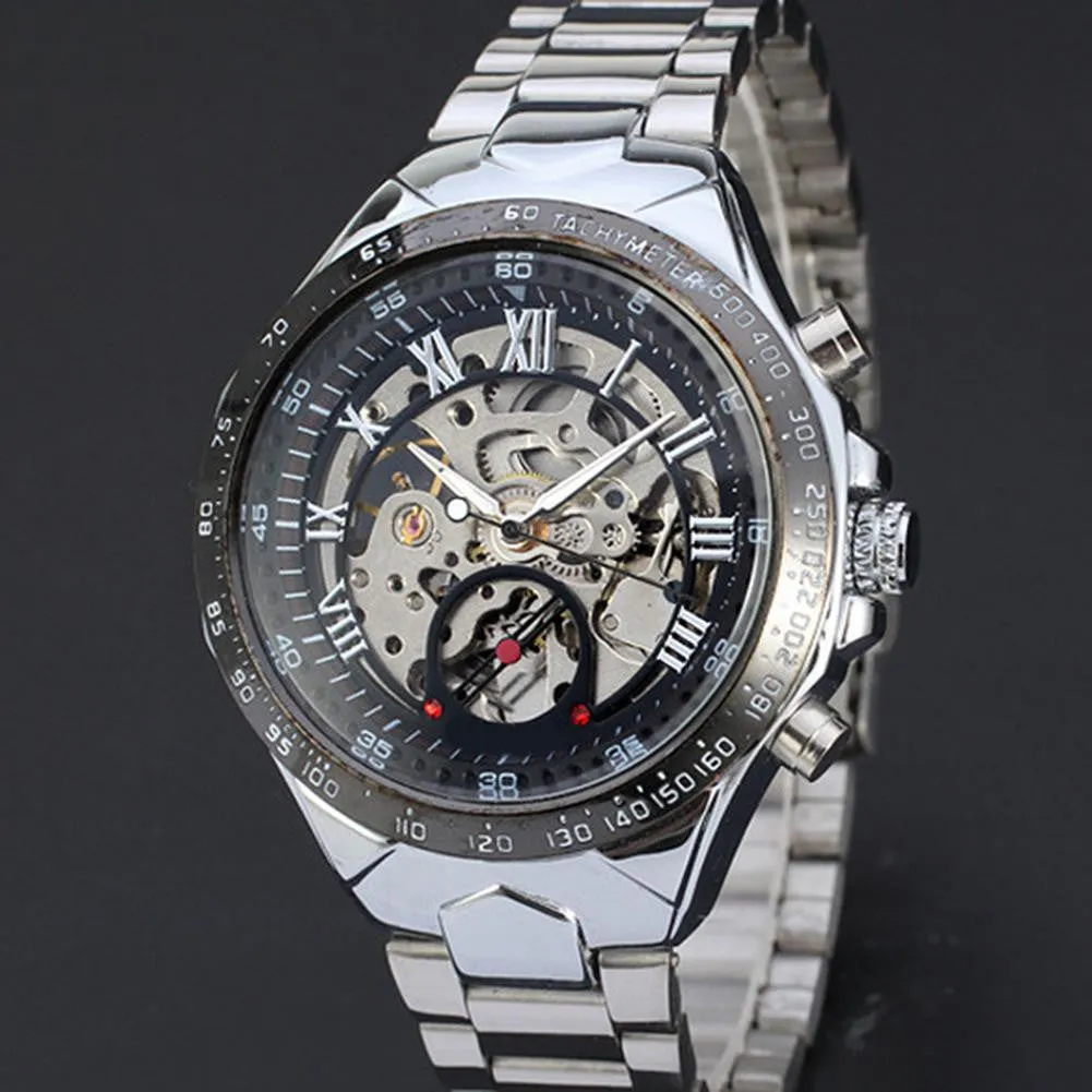 Men's Luxury Stainless Steel Mechanical Wrist Watch