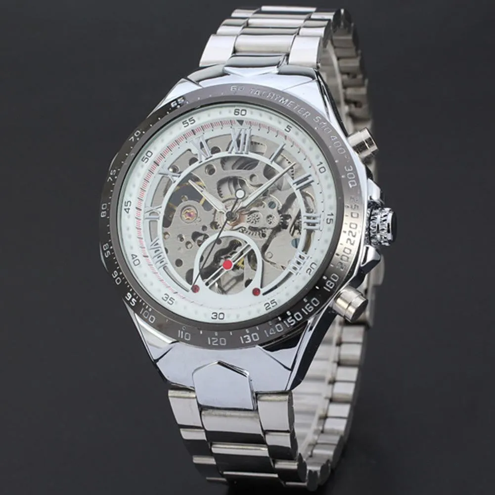 Men's Luxury Stainless Steel Mechanical Wrist Watch
