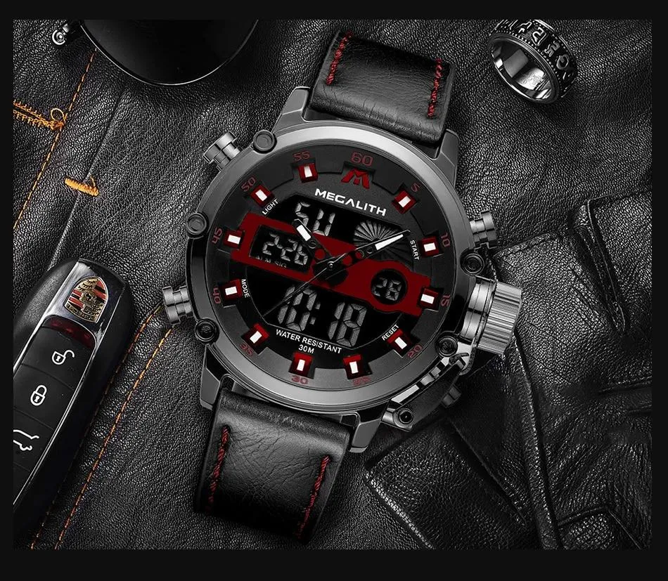 MGLX™ Men's Business Sport Military Quartz Luminous Wrist Watch