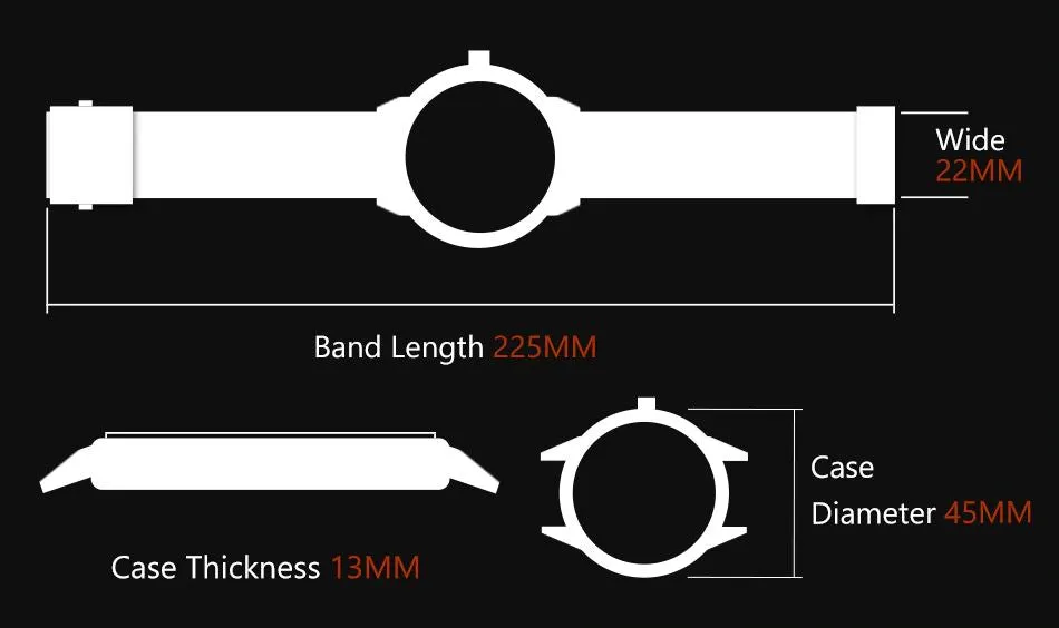MGLX™ Men's Business Sport Military Quartz Luminous Wrist Watch