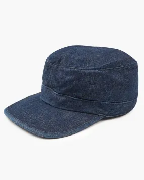 Momotaro Jeans SJ002 Denim Worker Style Hat - Indigo