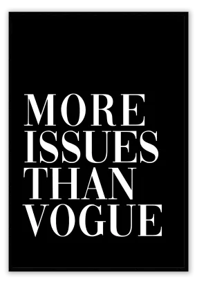 More Issues than Vogue Black