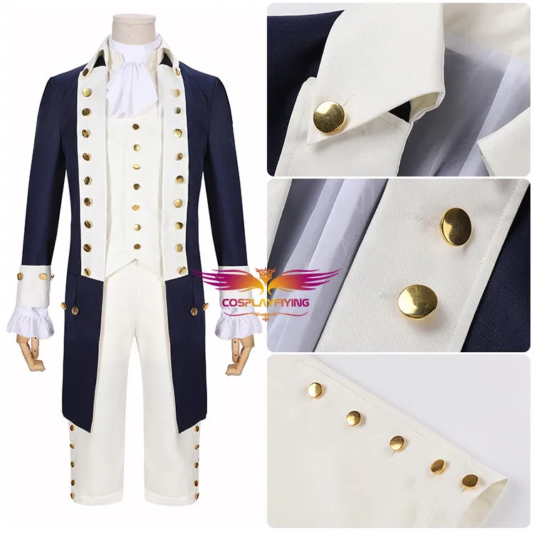 Musical Opera Hamilton Alexander Hamilton Stage Uniform Concert Cosplay Costume Carnival Halloween