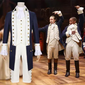 Musical Opera Hamilton Alexander Hamilton Stage Uniform Concert Cosplay Costume Carnival Halloween