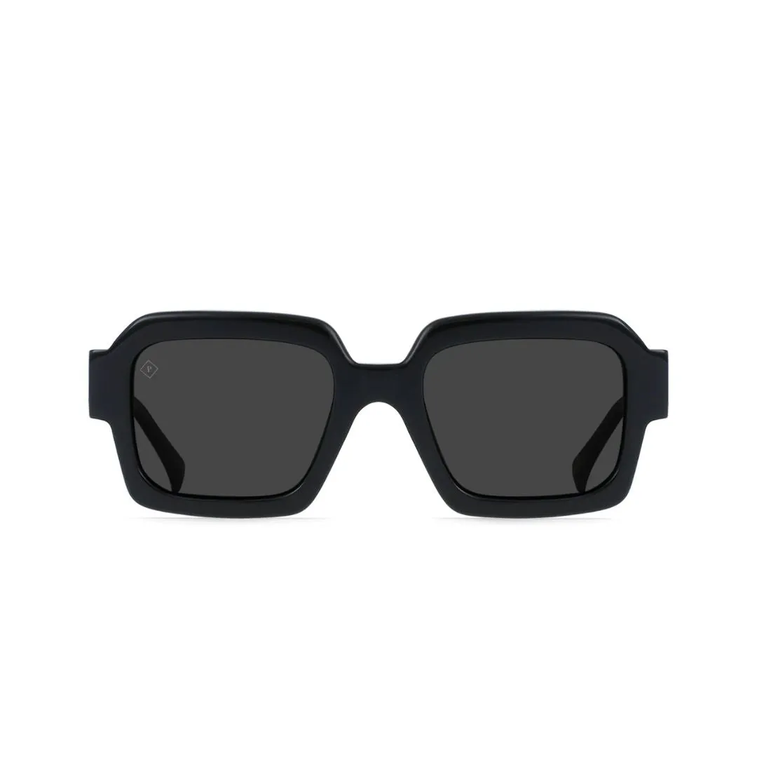 Mystiq Sunglasses (Black Polarized   Smoke Polarized)