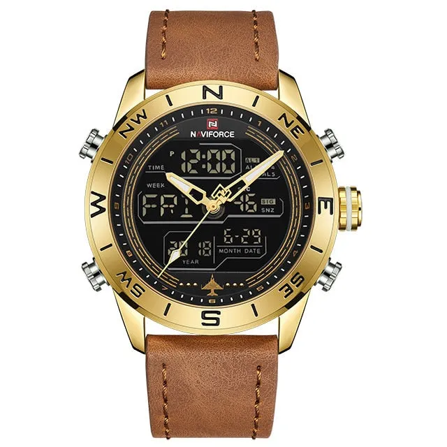 New Men Wristwatches NAVIFORCE Top Luxury Brand Men's