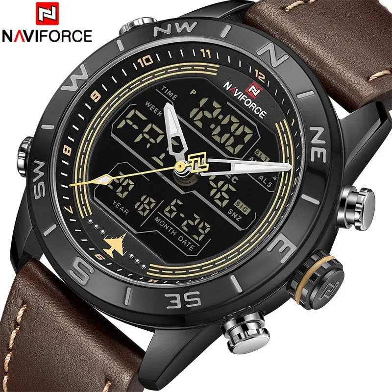 New Men Wristwatches NAVIFORCE Top Luxury Brand Men's